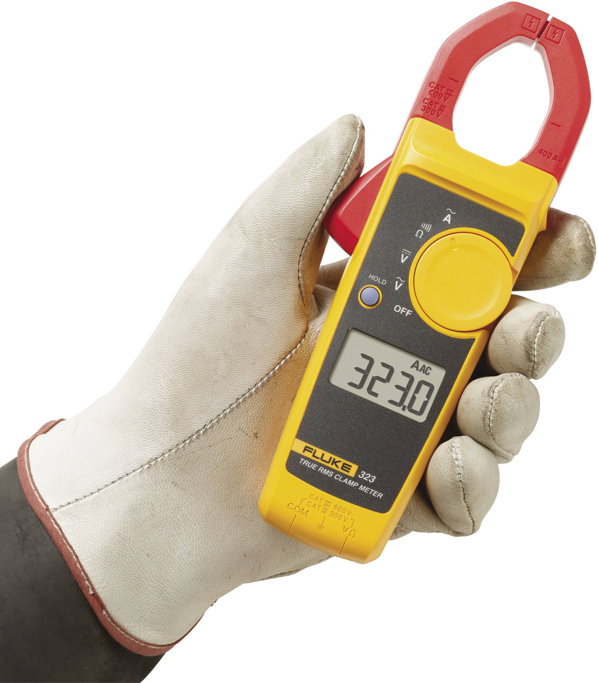 Fluke 323 Stromzange, Hand-Multimeter digital CAT III 600 V, CAT IV 300V Anzeige (Counts): 4000