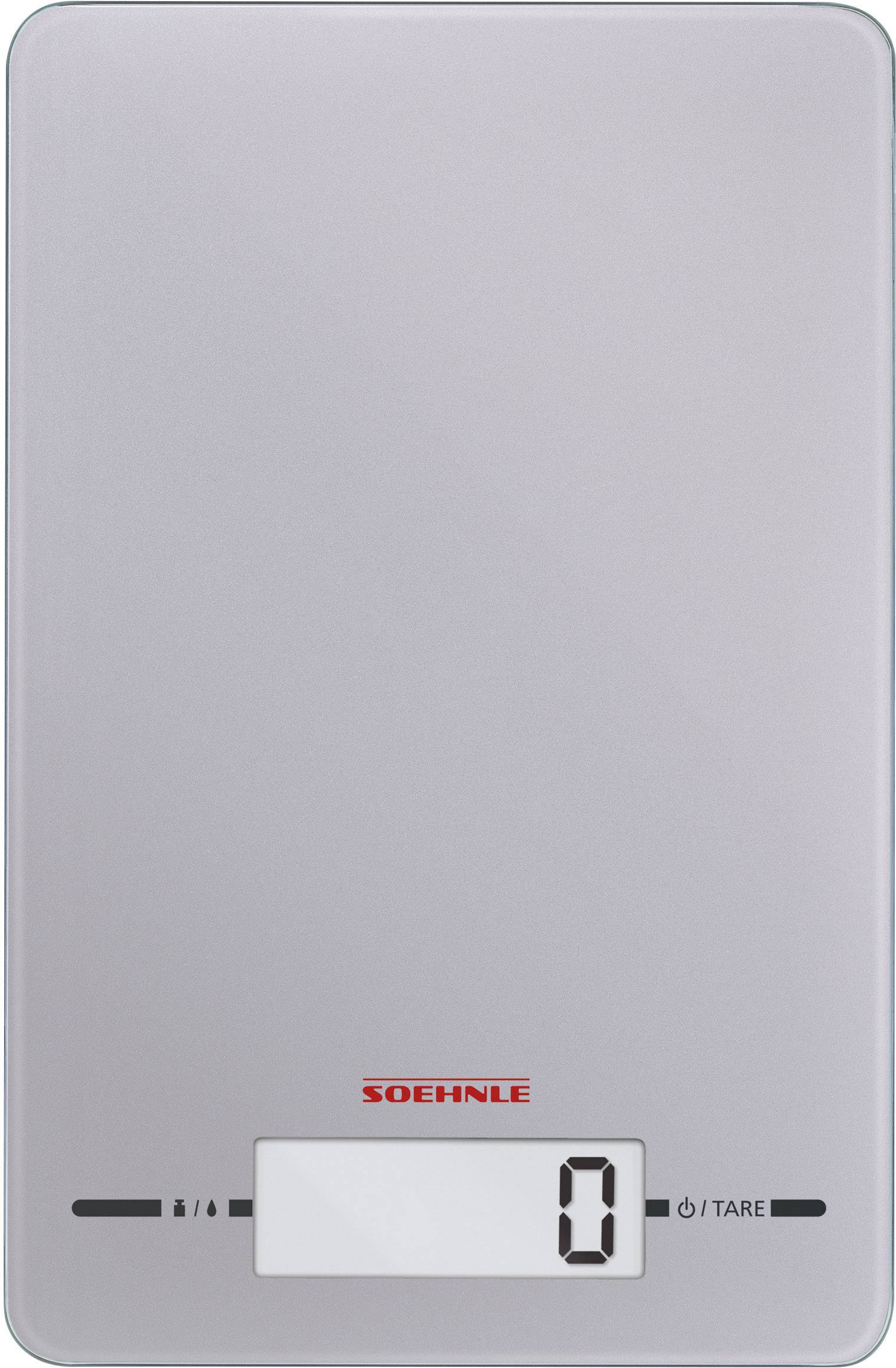 Soehnle Page Evolution silver Küchenwaage digital Wägebereich (max.)=5kg Silber