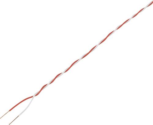 TRU Components 1567408 Schaltdraht 2 x 0.28 mm² Rot, Weiß 20 m