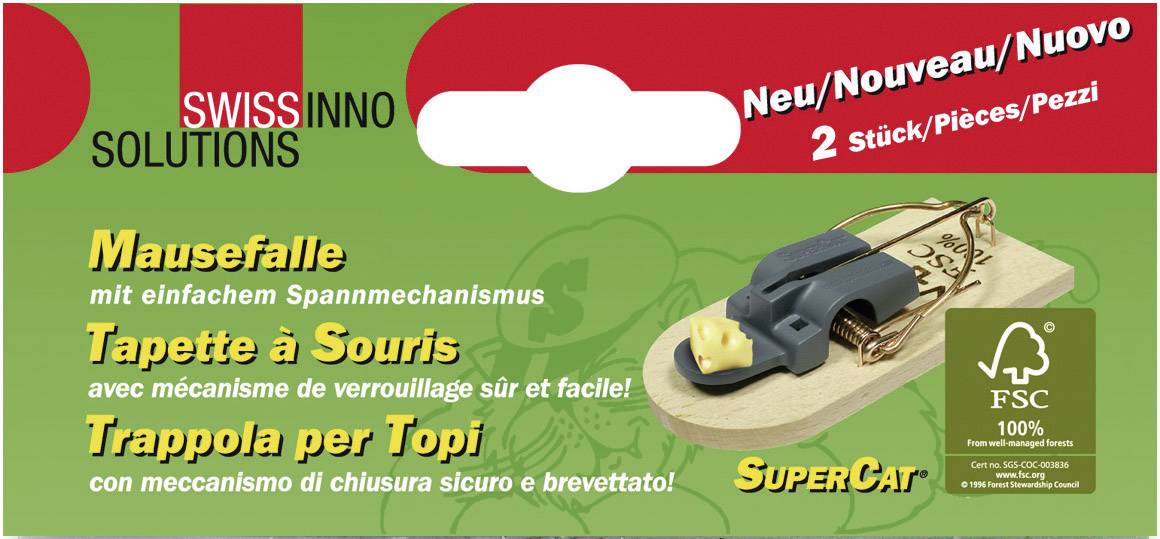 Swissinno SuperCat FSC Mausefalle 2 St.