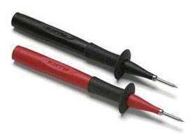 Fluke TP220-1 Sicherheits-Prüfspitzen-Set Steckanschluss 4 mm CAT II 1000 V Schwarz, Rot 1 St.
