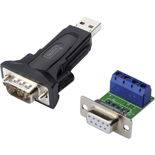 Adaptateur USB 2.0 Digitus DA-70157 - [1x RS485 mâle - 1x USB 2.0 type A mâle] - 0.80 m - blanc