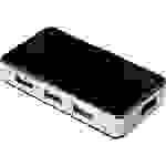 Digitus DA-70222 7 Port USB 2.0-Hub Schwarz, Silber