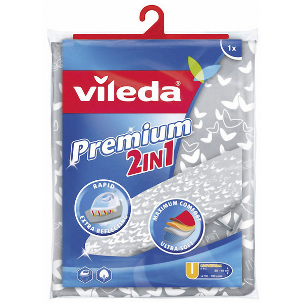 Vileda Bügeltisch-Bezug Premium 2 in 1 140511 1 St. Silber-Grau