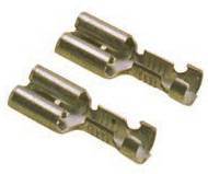 LAPP 63501010 Flachsteckhülse mit Rastung Steckbreite: 6.3mm Steckdicke: 0.8mm 180° Unisoliert 100St.