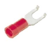 LAPP Gabelkabelschuh mit Flansch 1.50 mm² 2.50 mm² Loch-Ø=5.3 mm Teilisoliert Blau 100 St.