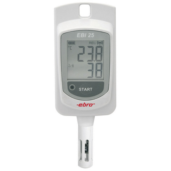 Ebro 1340-6202 EBI 25-TH Multi-Datenlogger Messgröße Temperatur, Luftfeuchtigkeit -30 bis 60°C 0 bis 100% rF