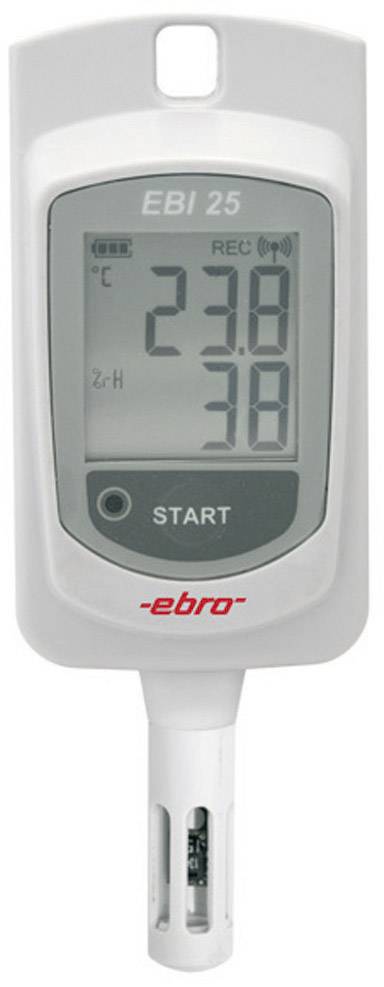Ebro 1340-6202 EBI 25-TH Multi-Datenlogger Messgröße Temperatur, Luftfeuchtigkeit -30 bis 60°C 0 bis 100% rF
