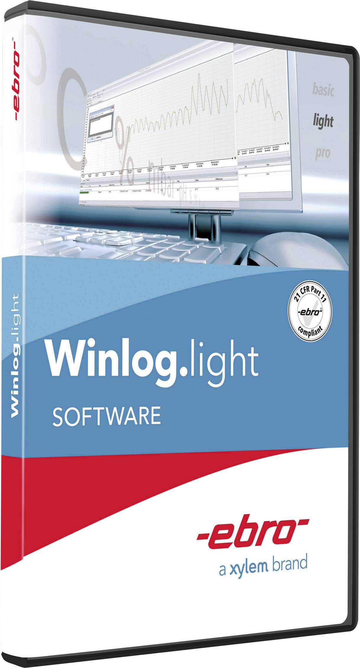 Ebro Winlog.light Mess-Software Passend für Marke (Messgeräte-Zubehör) ebro® EBI 20, Eb
