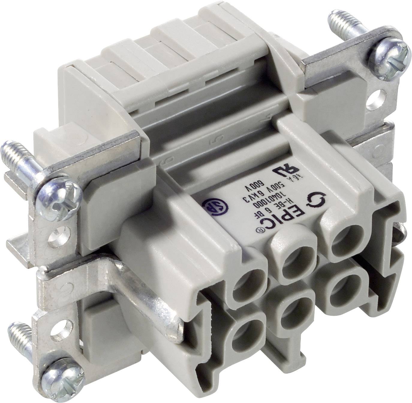 LAPP 10401000 Buchseneinsatz EPIC® H-B 6 Gesamtpolzahl 6 + PE 10St.