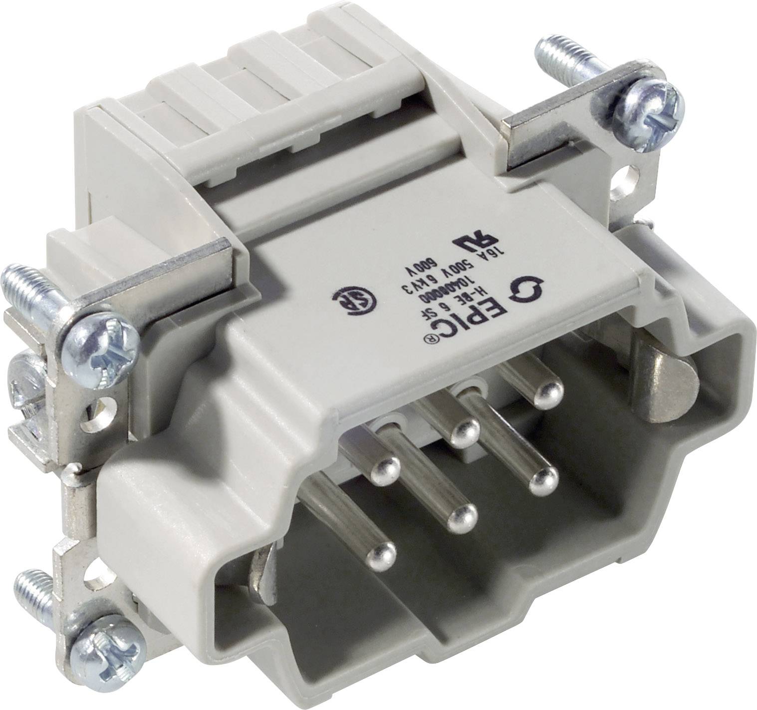 LAPP 10400000 Stifteinsatz EPIC® H-B 6 Gesamtpolzahl 6 + PE 10St.