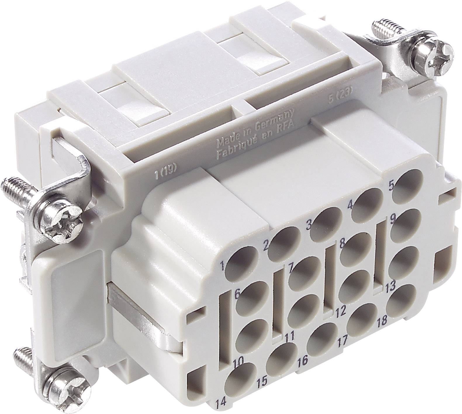 LAPP 10183400 Buchseneinsatz EPIC® H-EE 18 Gesamtpolzahl 18 + PE 10 St.