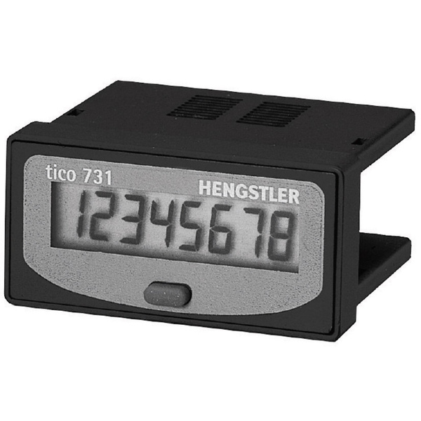 Hengstler CR0731104 Zeitzähler tico 731 Typ 1, Lithium- Batterie, 0.00 - 999999.99h