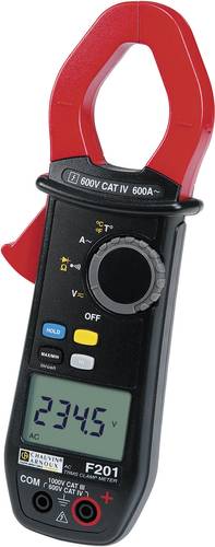 Chauvin Arnoux F201 Stromzange, Hand-Multimeter digital CAT III 1000 V, CAT IV 600V Anzeige (Counts)