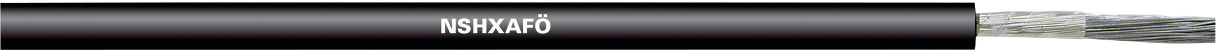 Abbildung eines Kabels mit der Bezeichnung 'NSKAXÖ' auf der Oberfläche, zeigt den Querschnitt und die interne Drahtstruktur.