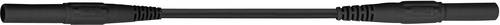 Stäubli XMF-419 Sicherheits-Messleitung [Lamellenstecker 4mm - Lamellenstecker 4 mm] 2.00m Schwarz