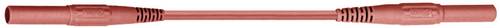 Stäubli XMF-419 Sicherheits-Messleitung [Lamellenstecker 4mm - Lamellenstecker 4 mm] 1.00m Rot