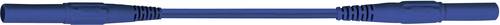 Stäubli XMF-419 Sicherheits-Messleitung [Lamellenstecker 4mm - Lamellenstecker 4 mm] 2.00m Blau