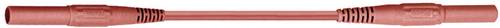 Stäubli XMS-419 Sicherheits-Messleitung [Lamellenstecker 4mm - Lamellenstecker 4 mm] 1.00m Rot