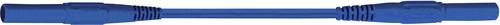 Stäubli XMS-419 Sicherheits-Messleitung [Lamellenstecker 4mm - Lamellenstecker 4 mm] 1.50m Blau
