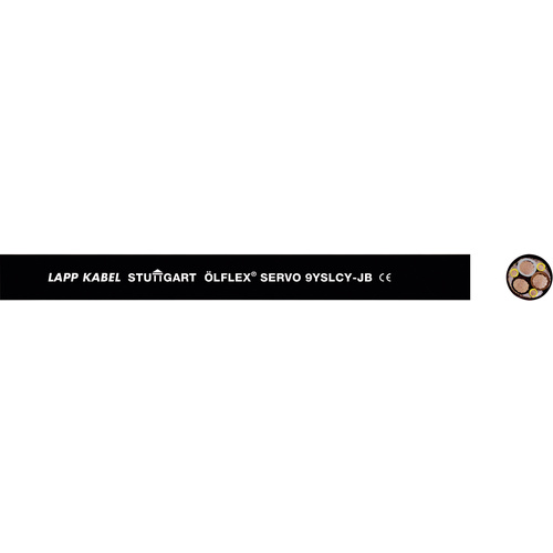 LAPP ÖLFLEX® 9YSLCY-JB Servoleitung 3G 16mm² + 2.50mm² Schwarz 37020-500 500m