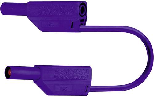 Stäubli SLK425-E Sicherheits-Messleitung [Lamellenstecker 4mm - Lamellenstecker 4 mm] 2.00m Violett