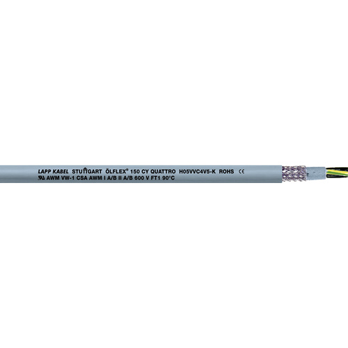 LAPP ÖLFLEX® 150 CY Steuerleitung 5G 1mm² Grau 15705-75 75m