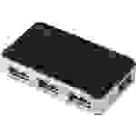 Digitus DA-70220 4 Port USB 2.0-Hub Schwarz, Silber
