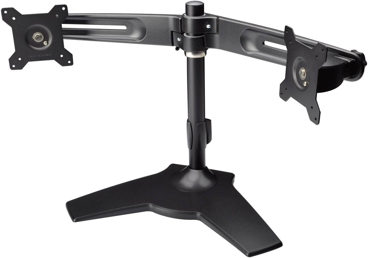 Digitus DA-90322 2fach Monitor-Standfuß 38,1cm (15") - 61,0cm (24") Neigbar, Schwenkbar
