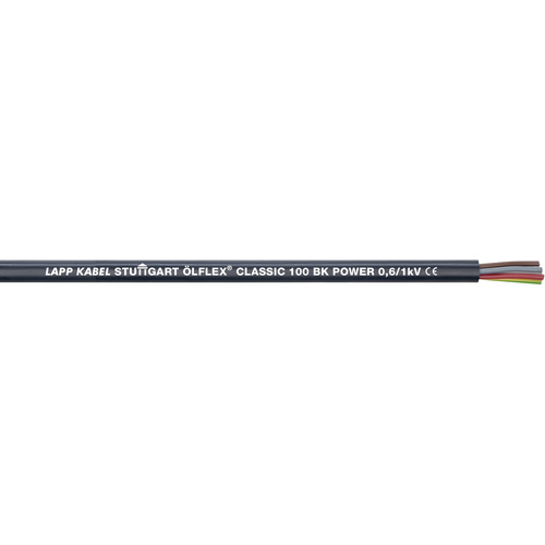 LAPP ÖLFLEX® CLASSIC 100 BK POWER Steuerleitung 4G 4mm² Schwarz 1120474-1000 1000m