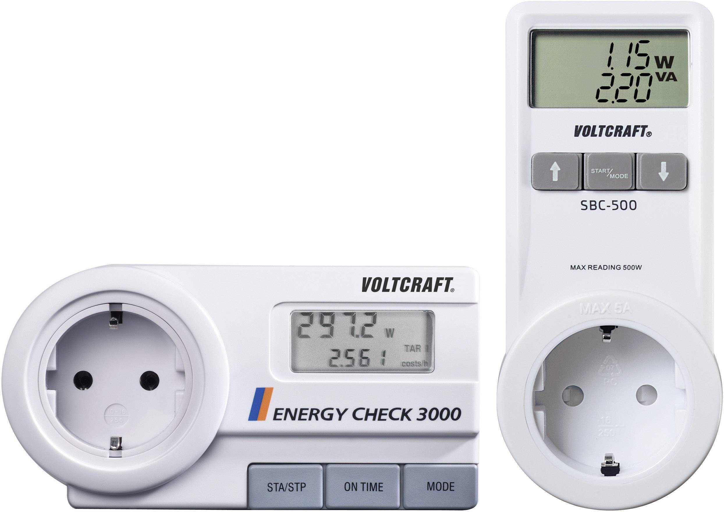 VOLTCRAFT Jubiläumsangebot Energiespar-Profi-Set mit Energy Check 3000 und SBC-500 - Stromverbrauch analysieren!