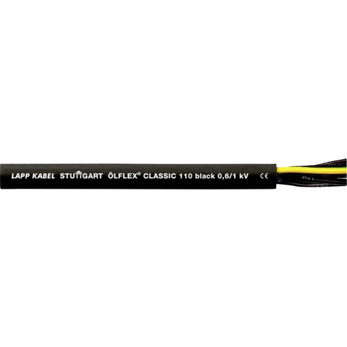 LAPP ÖLFLEX® CLASSIC BLACK 110 Steuerleitung 12G 0.75mm² Schwarz 1120248-500 500m