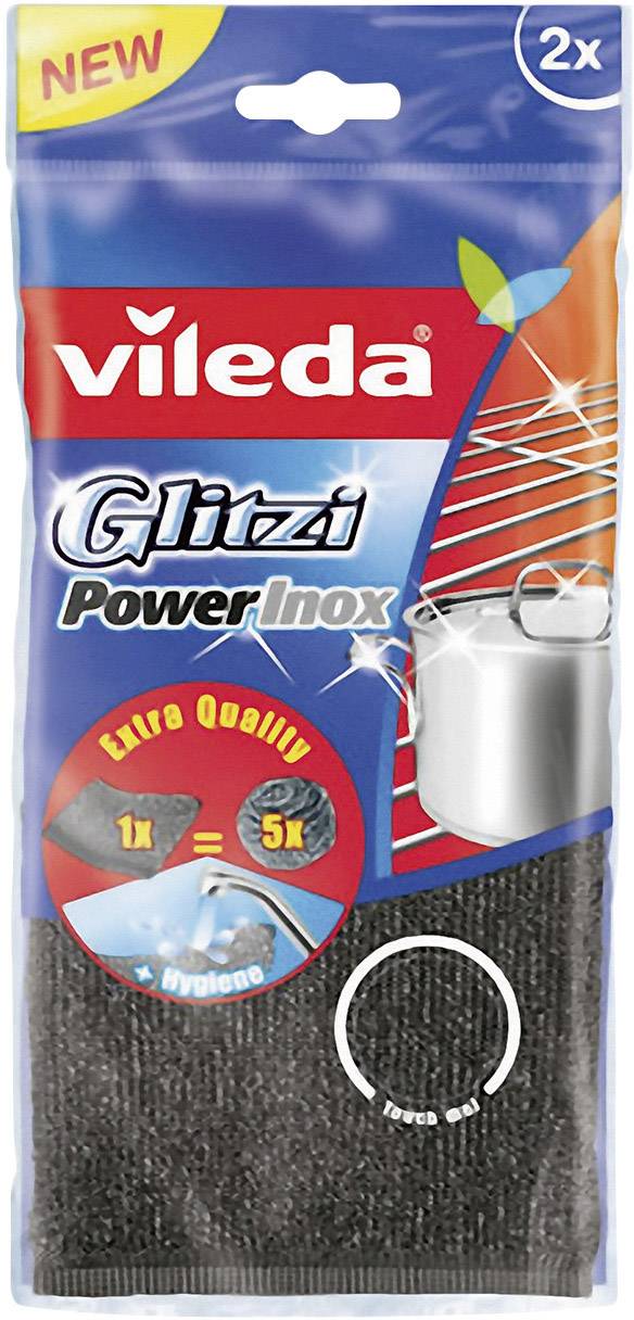 Vileda Topfreiniger Glitzi Power Inox 2er Pack