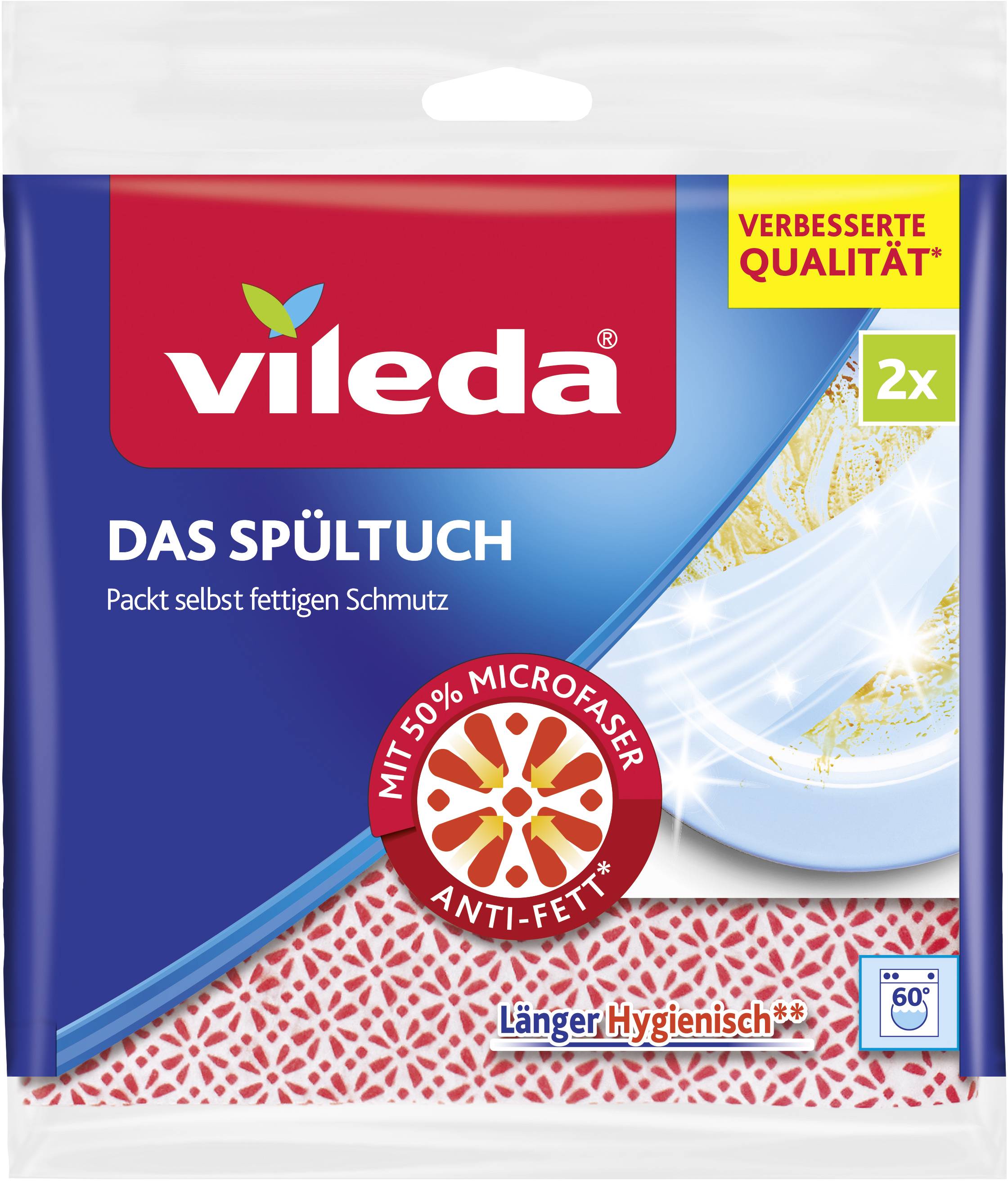 Spültuch mit 30% Microfaser 2er Pack 116363