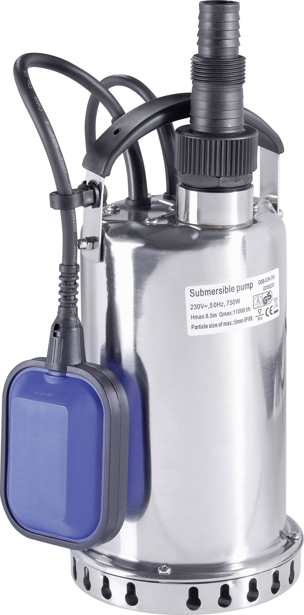 Renkforce 1034065 Klarwasser-Tauchpumpe 11000 l/h 7.5 m