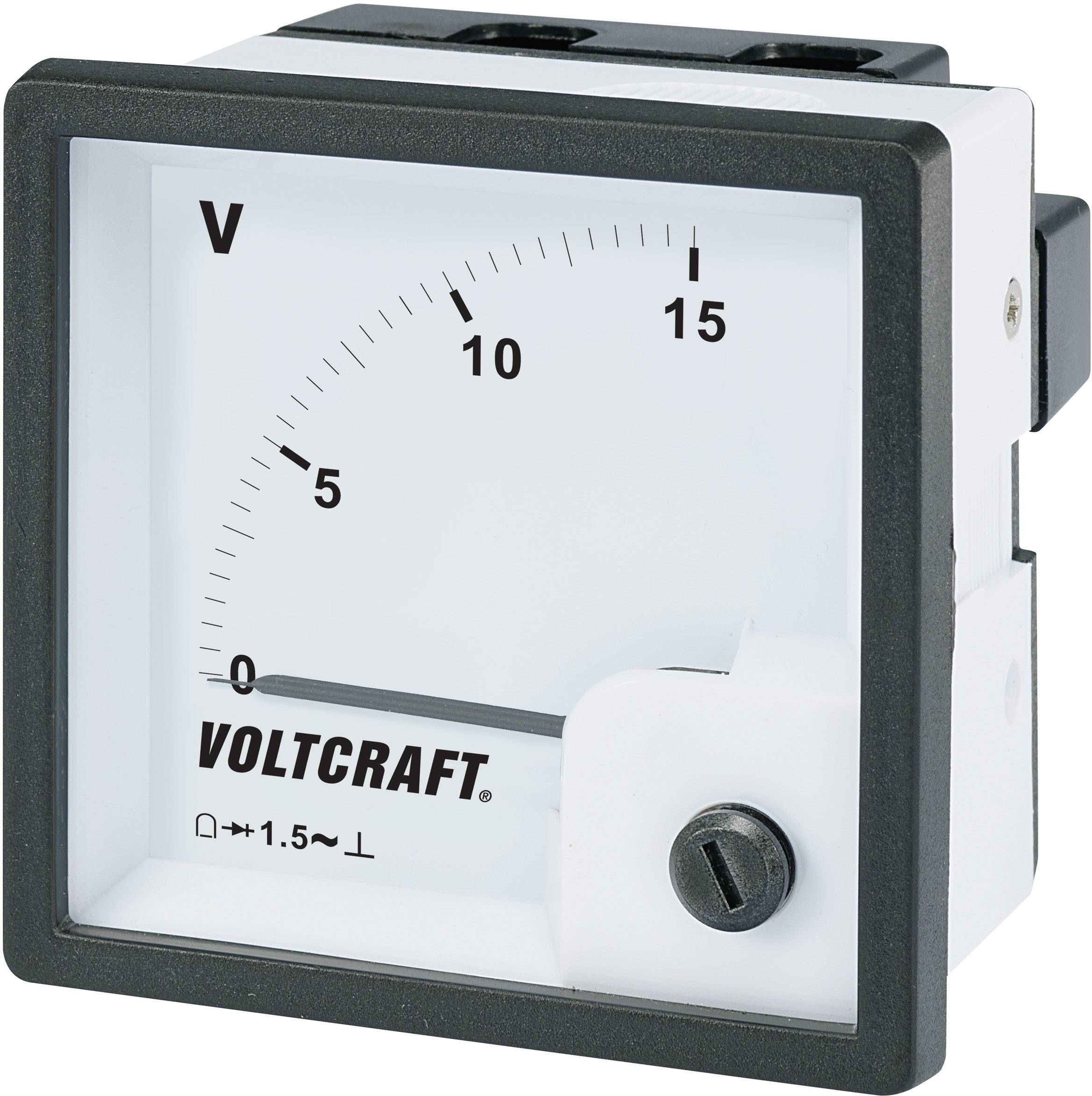 VOLTCRAFT AM-72x72/15V AM-72x72/15V Analog-Einbaumessgerät AM-72x72/15V 15 V Drehspule