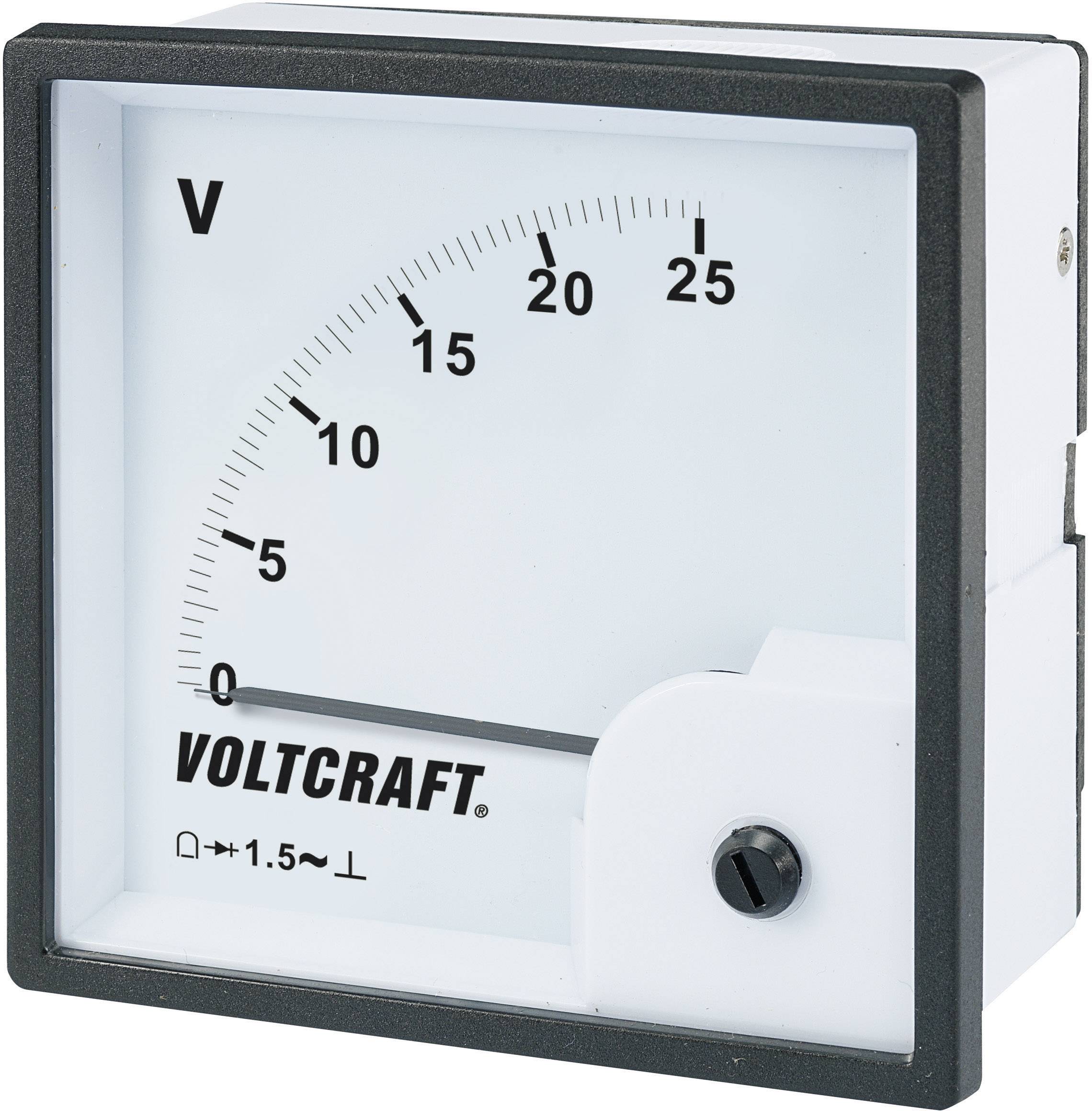Analoges Einbaumessgerät VOLTCRAFT AM-96x96/25V N/A