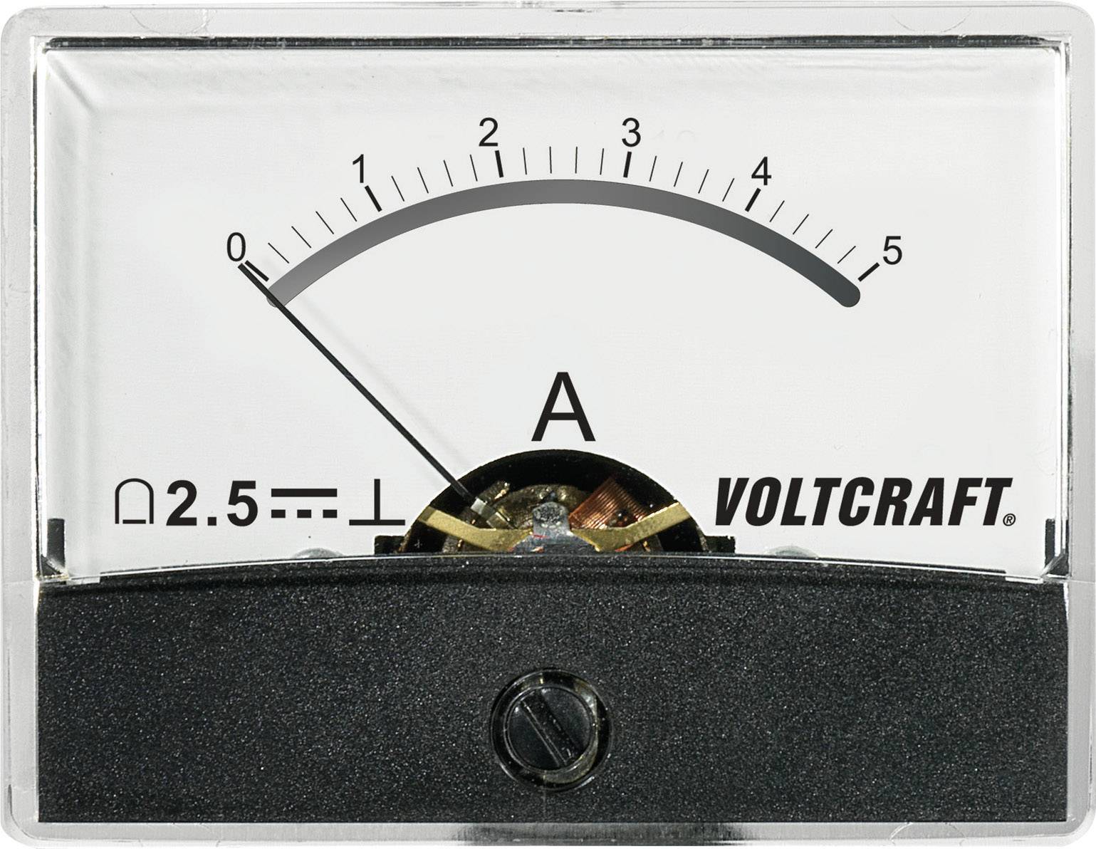 VOLTCRAFT AM-60X46/5A/DC AM-60X46/5A/DC Einbau-Messgerät AM-60X46/5A/DC 5 A Drehspule