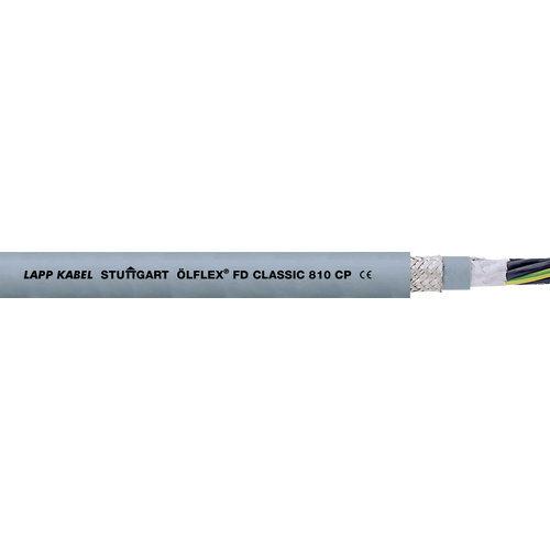 LAPP 26424-100 Schleppkettenleitung ÖLFLEX® CLASSIC FD 810 CP 12G 0.75mm² Grau 100m
