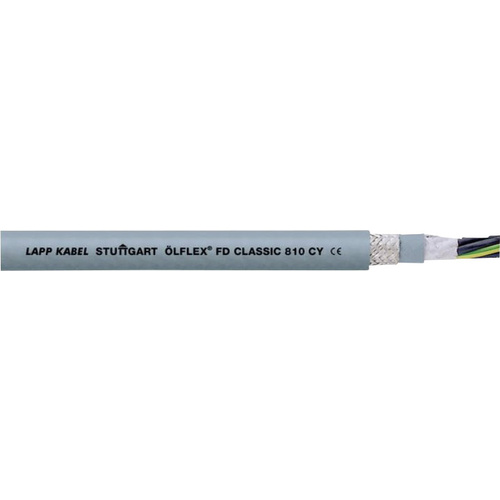 LAPP 26200-1000 Schleppkettenleitung ÖLFLEX® FD CLASSIC 810 CY 2 x 0.50mm² Grau 1000m