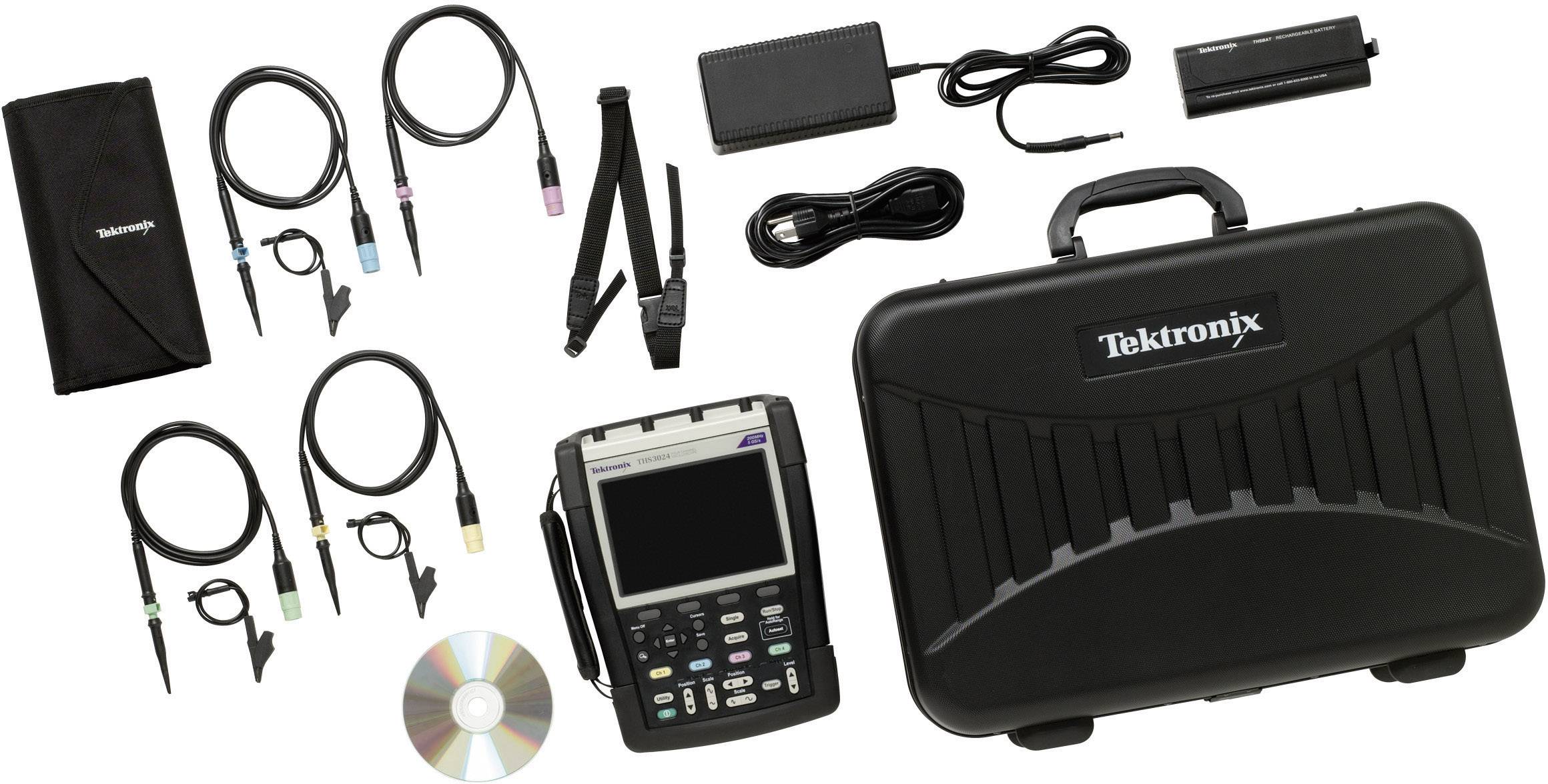 Tektronix THS3024-TK Hand-Oszilloskop 200 MHz 4-Kanal 1.25 GSa/s 2.5 kpts 8 Bit Digital-Speicher (DSO), Spectrum-Analyser 1 St.