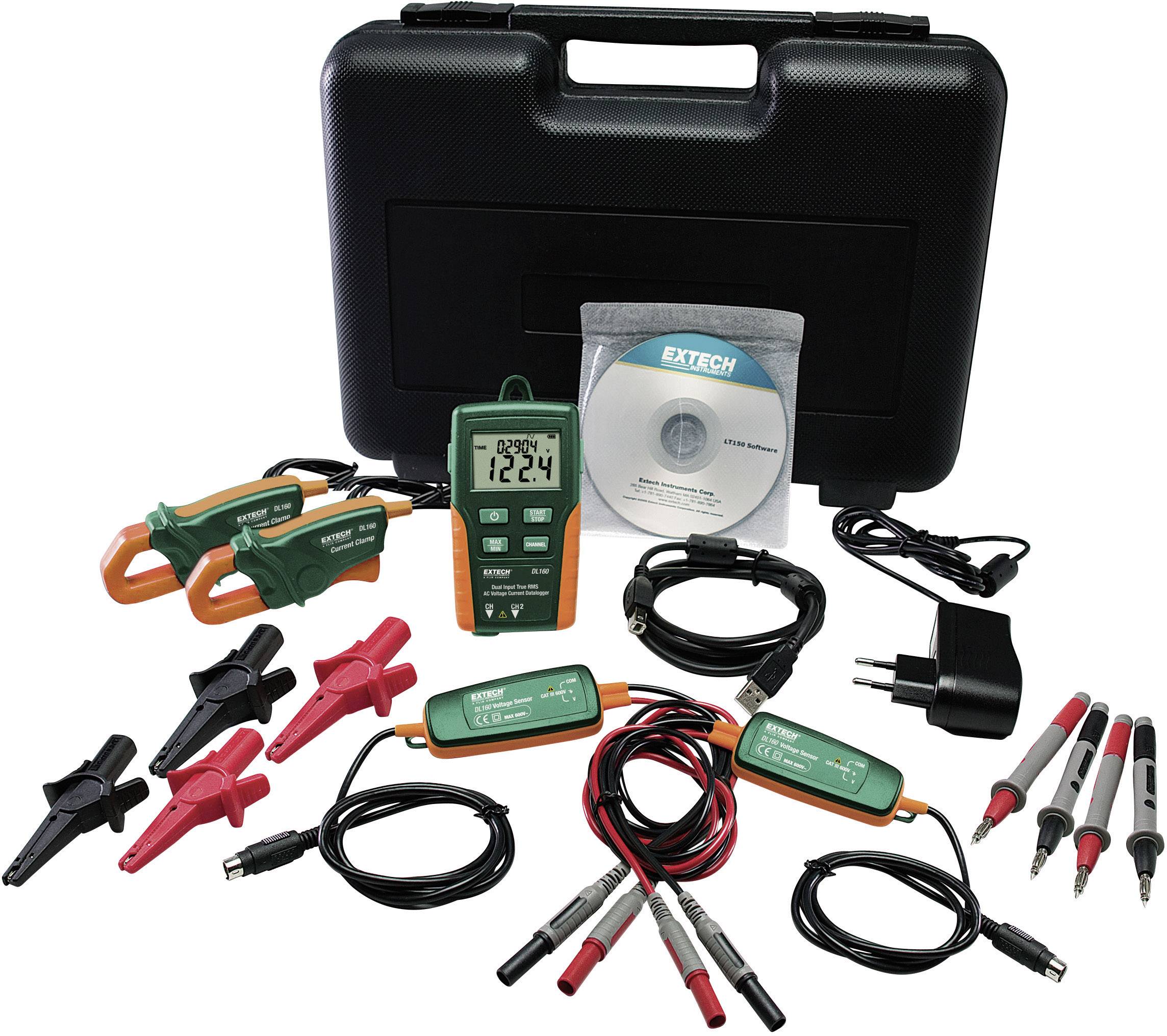 Extech Multi-Datenlogger DL160 Messgröße Strom, Spannung 10 bis 600 V/AC 10 bis 200A
