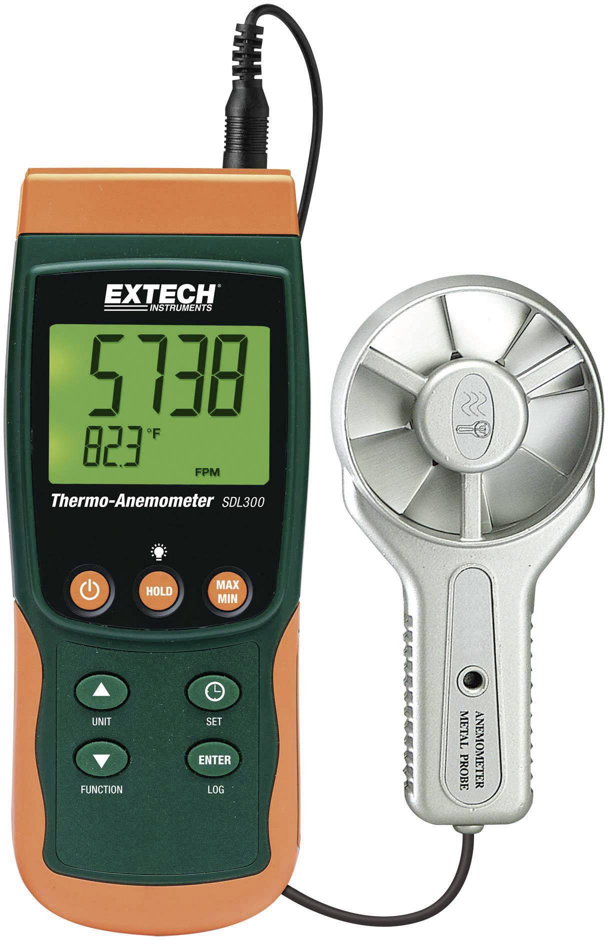Extech Anemometer SDL300 0.4 bis 35 m/s