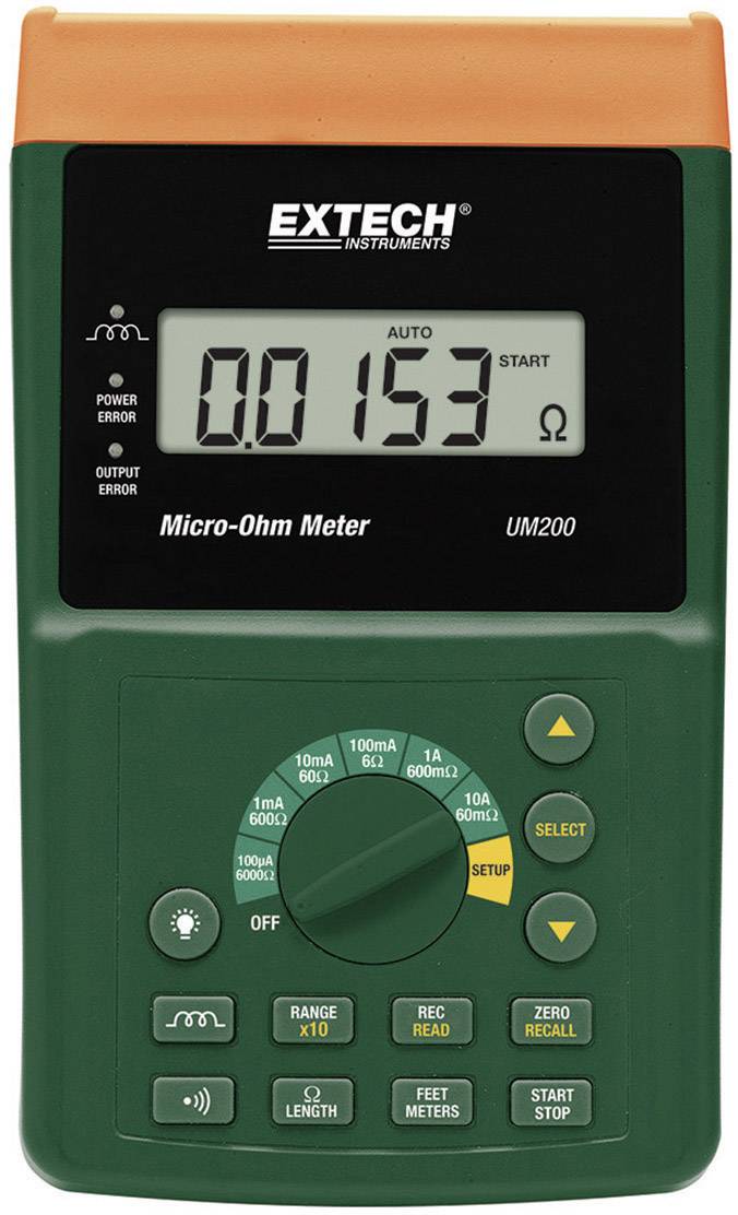 Extech UM200 Komponententester digital CAT I Anzeige (Counts): 60000