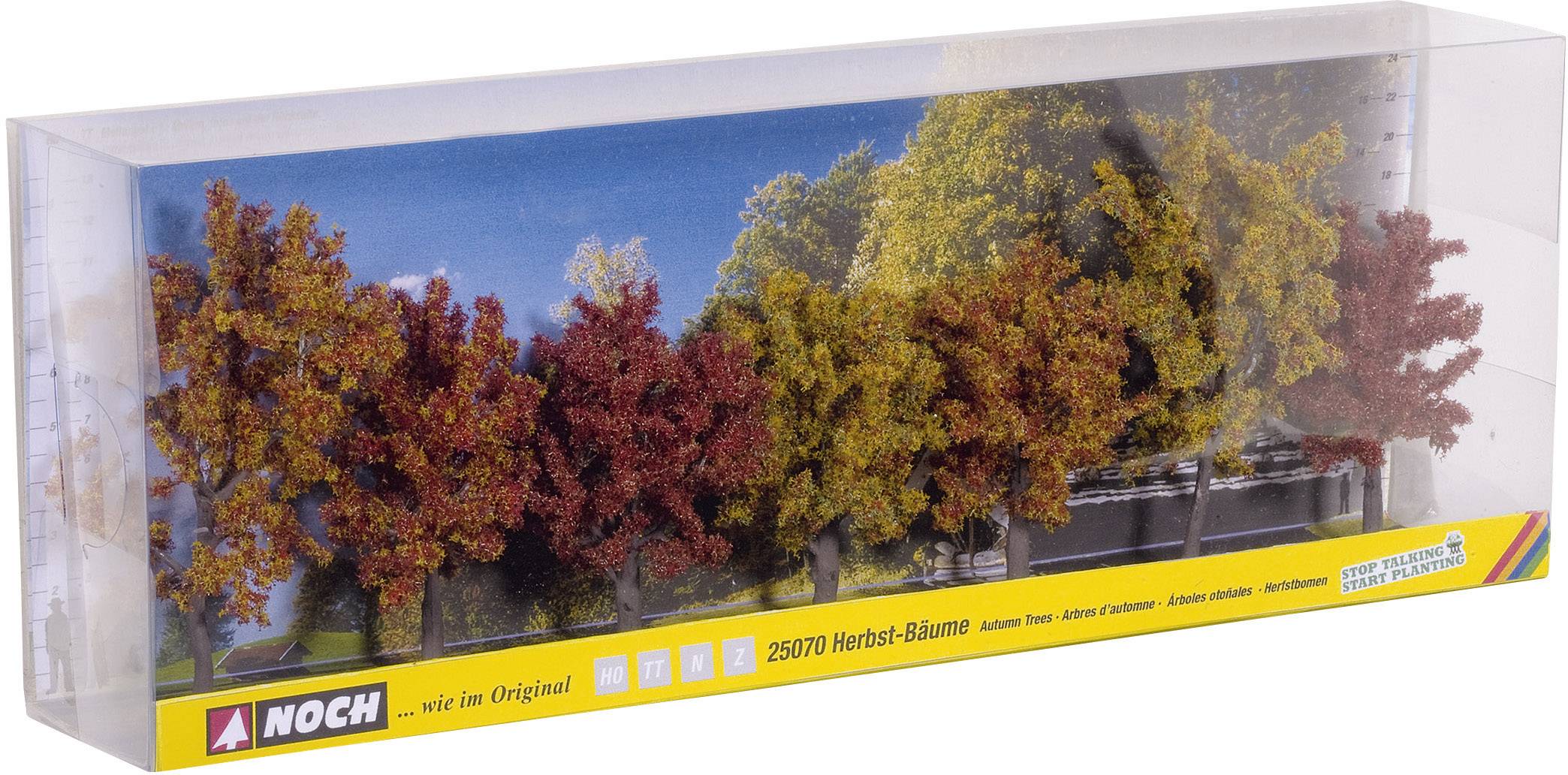 NOCH 25070 Baumpackung Herbstbäume 80 bis 100mm Herbst 7St.