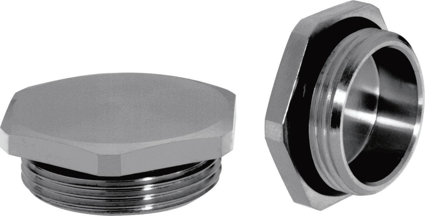 Zwei silberne, sechseckige Verschlussstopfen, einer von oben und einer von der Seite gezeigt, verwendet zum Abdichten von Öffnungen.
