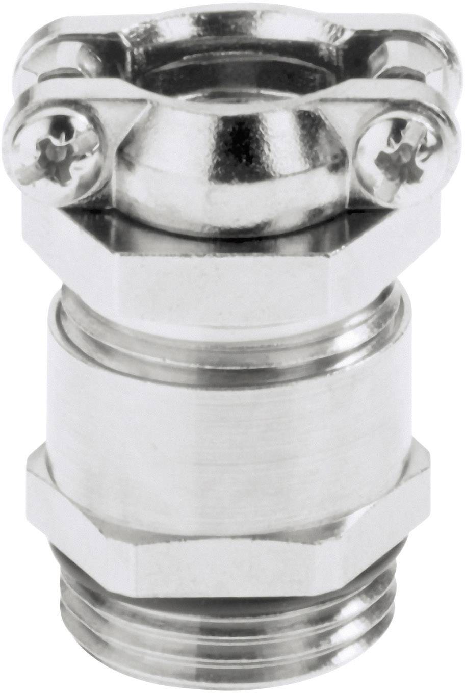 Ein silbernes Metallgewinde mit sechseckigem Rand, Schraubverschlüssen und glatter Oberfläche.