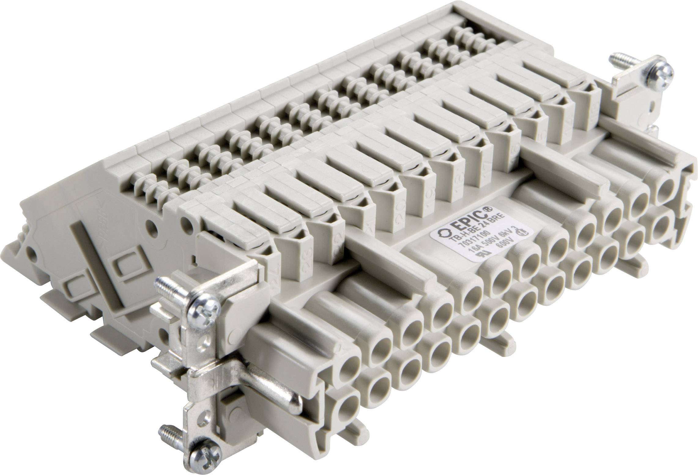 Klemmadapter, Buchse, Befestigung seitlich rechts Serie TB-H-BE 24 TB-H-BE 24 70317100 LAPP 10St.