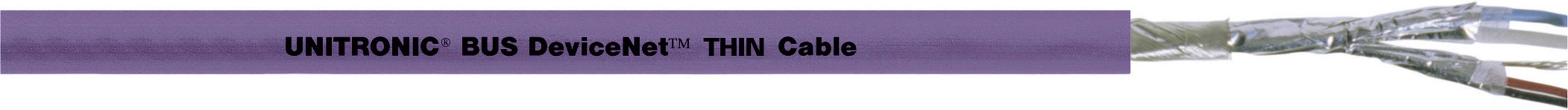 'Lila Kabel mit der Aufschrift 