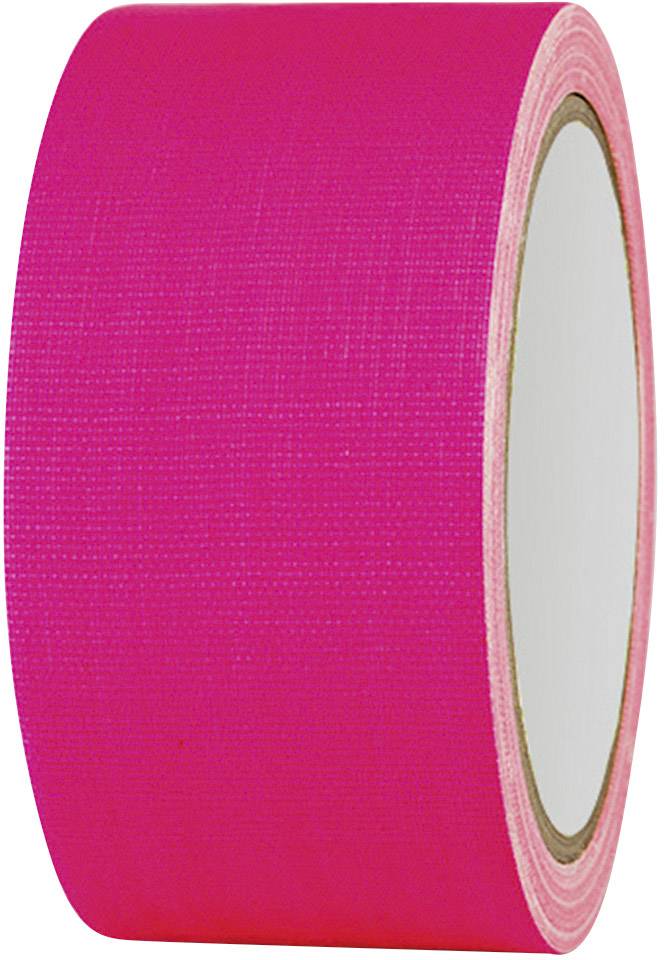 TOOLCRAFT 80FL5025PC 80FL5025PC Gewebeklebeband 80FL5025PC Neonpink (L x B) 25m x 50mm 1St.